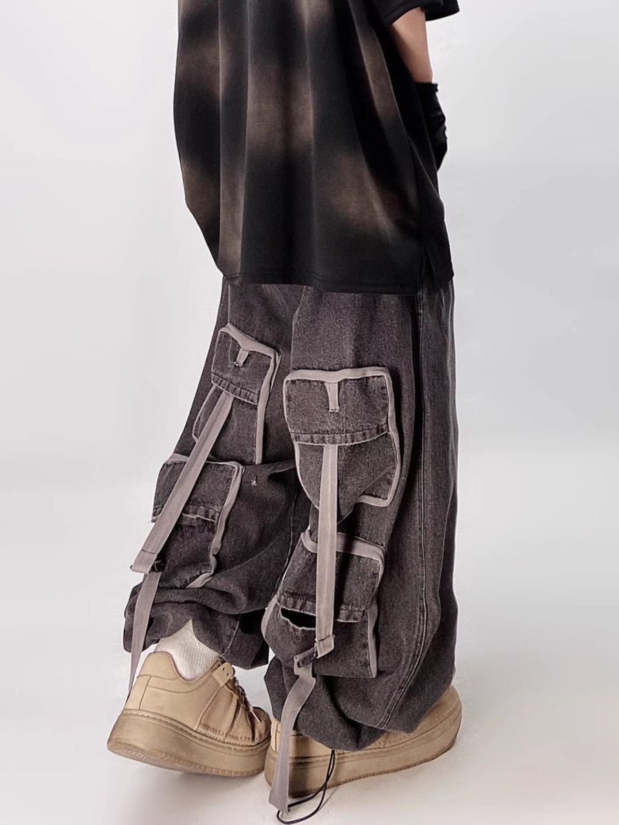 multi-pocket jeans B0141