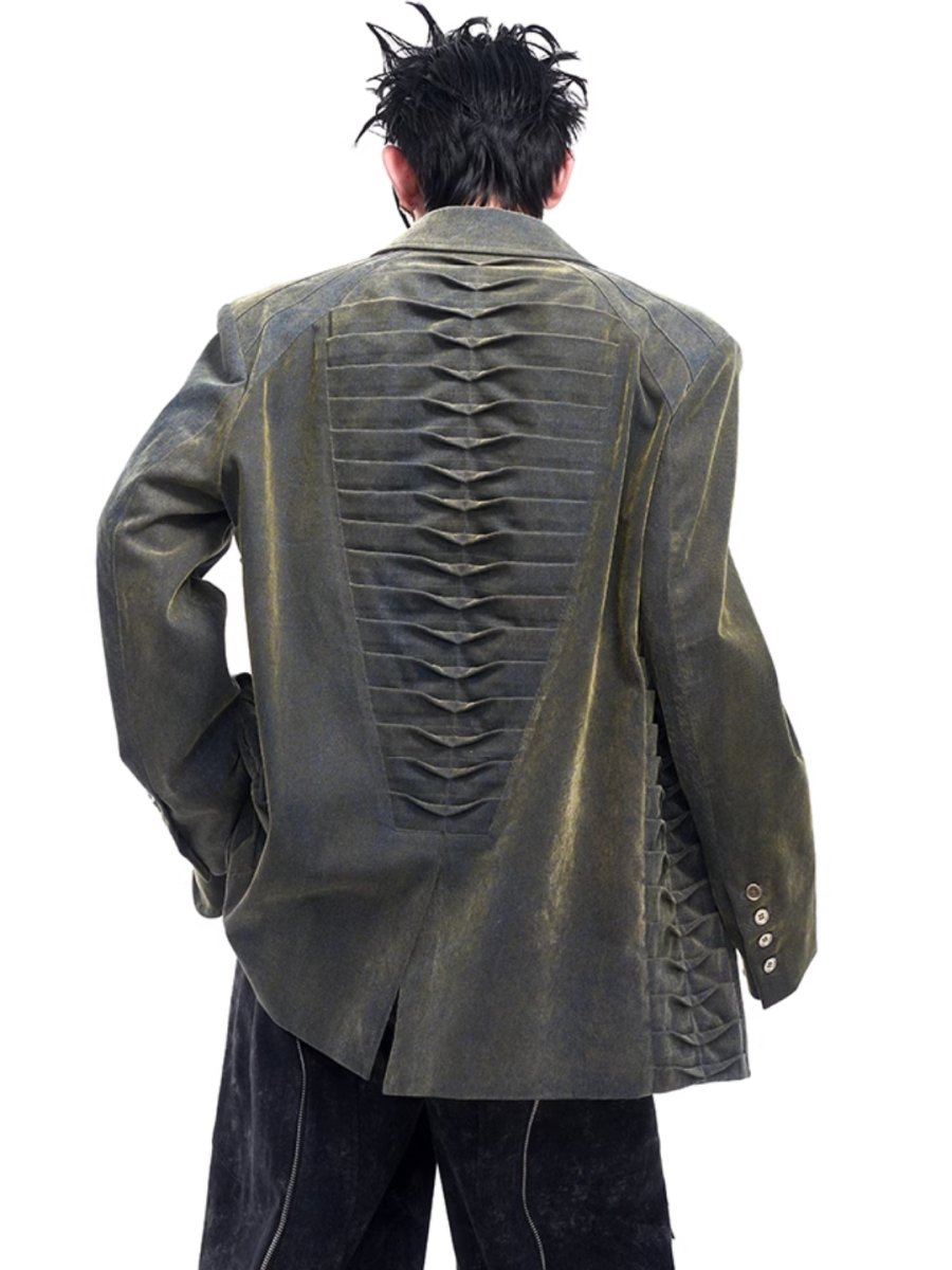 [STARTEXCEEDEND] denim suit jacket R028