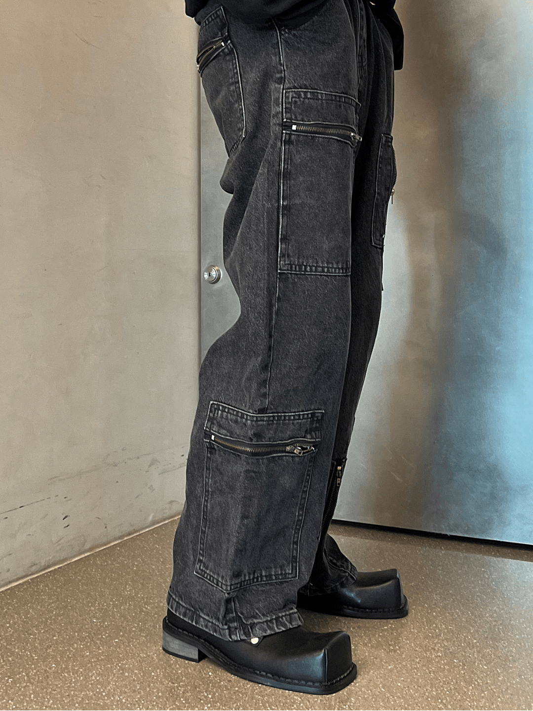 square head Derby shoes S039