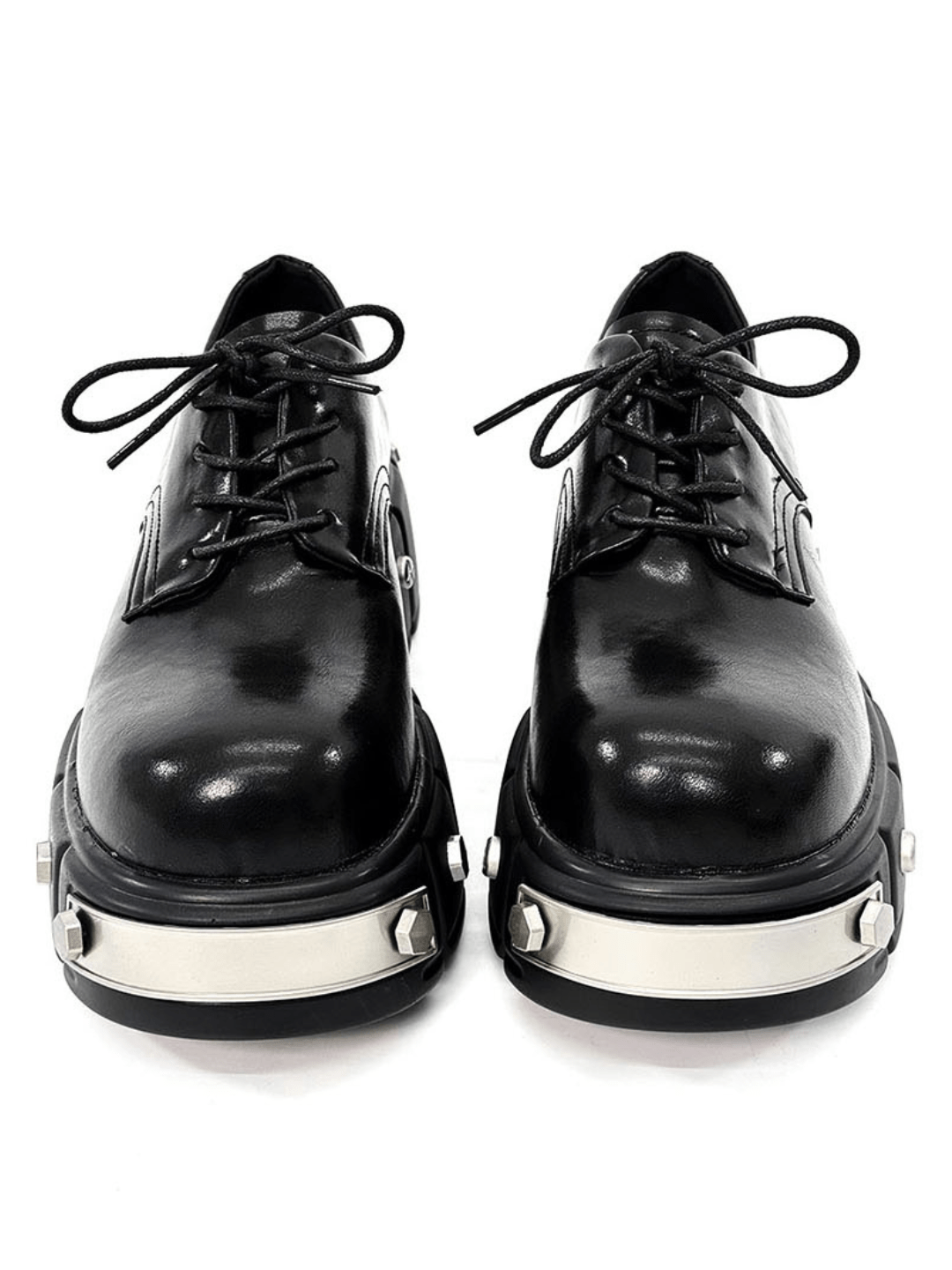 Head Round Toe Leather Shoes S042