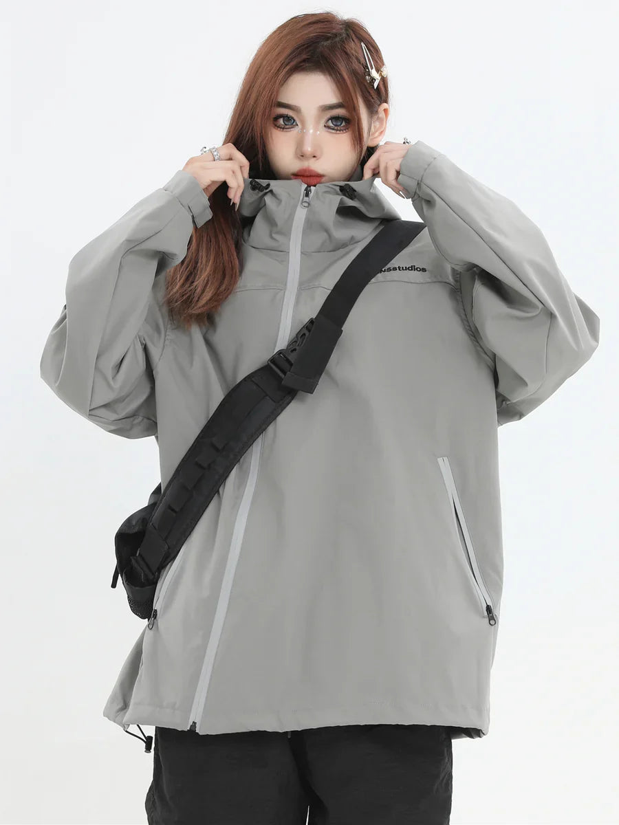 [INSstudios] AMERICAN OBLIQUE ZIPPER T0096