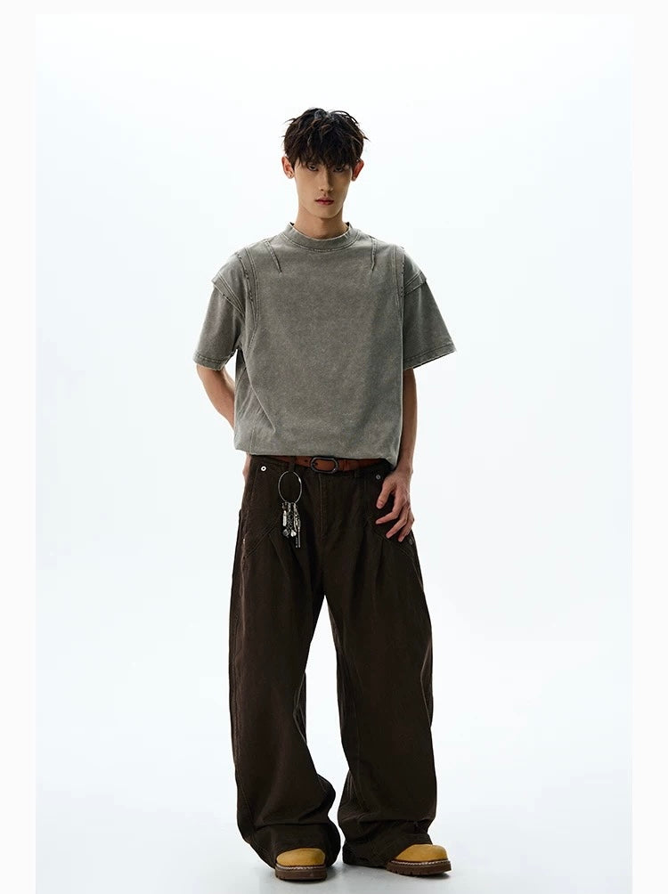 Men’s Solid Essential Short-Sleeve Tee S0014