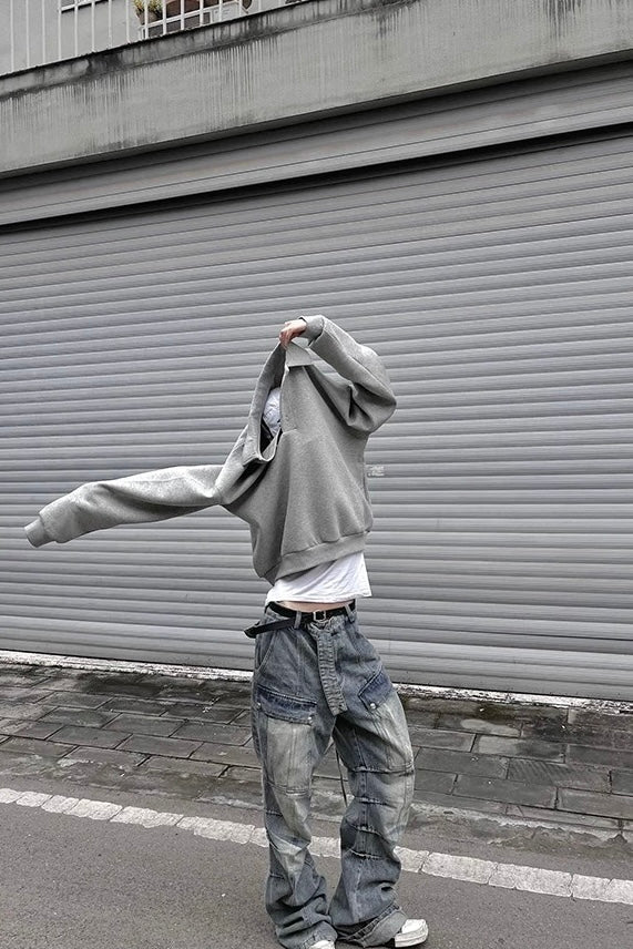 [FLAT ROOM] BOX FIT POLO SWEATSHIRT S0212