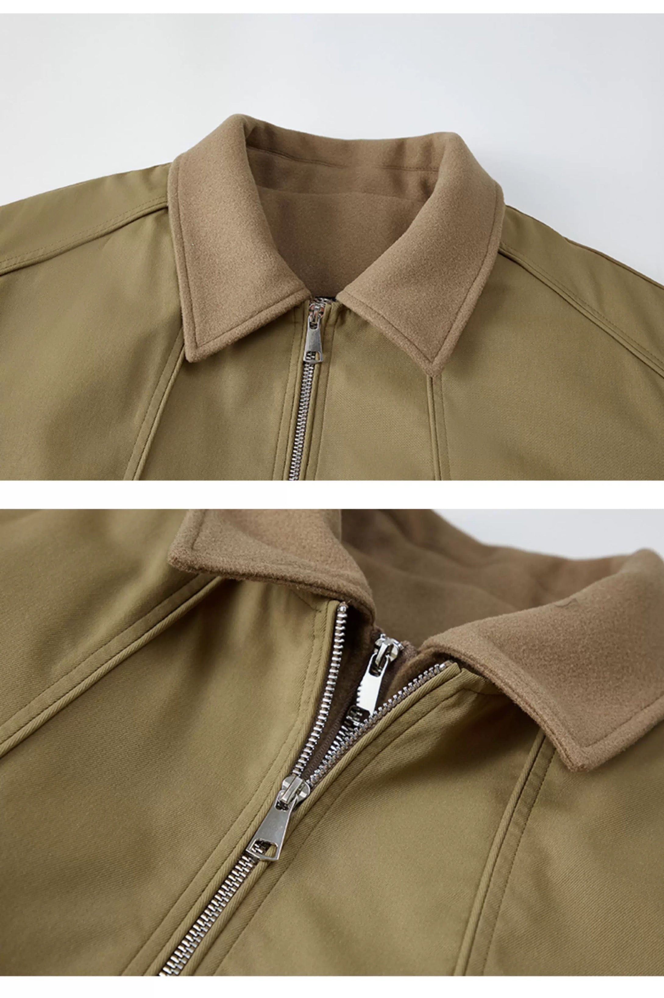 Men’s Designer Contrast Splice Lapel Jacket T0252