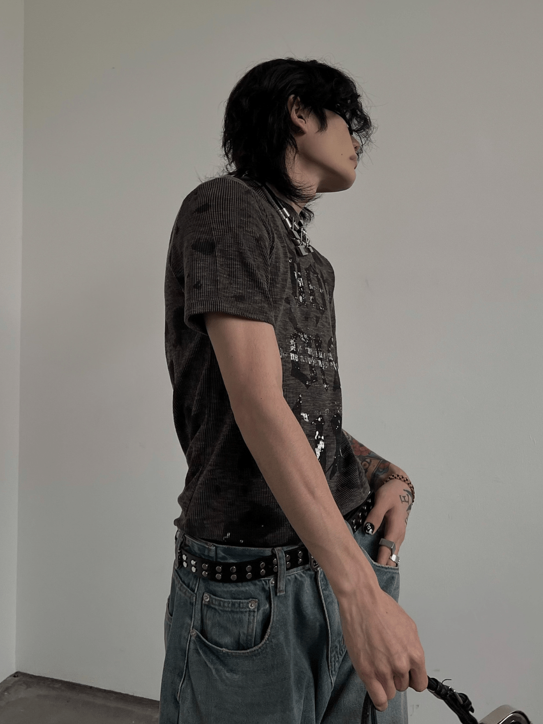 [SOULWORKER] punk genderless t-shirt J0097