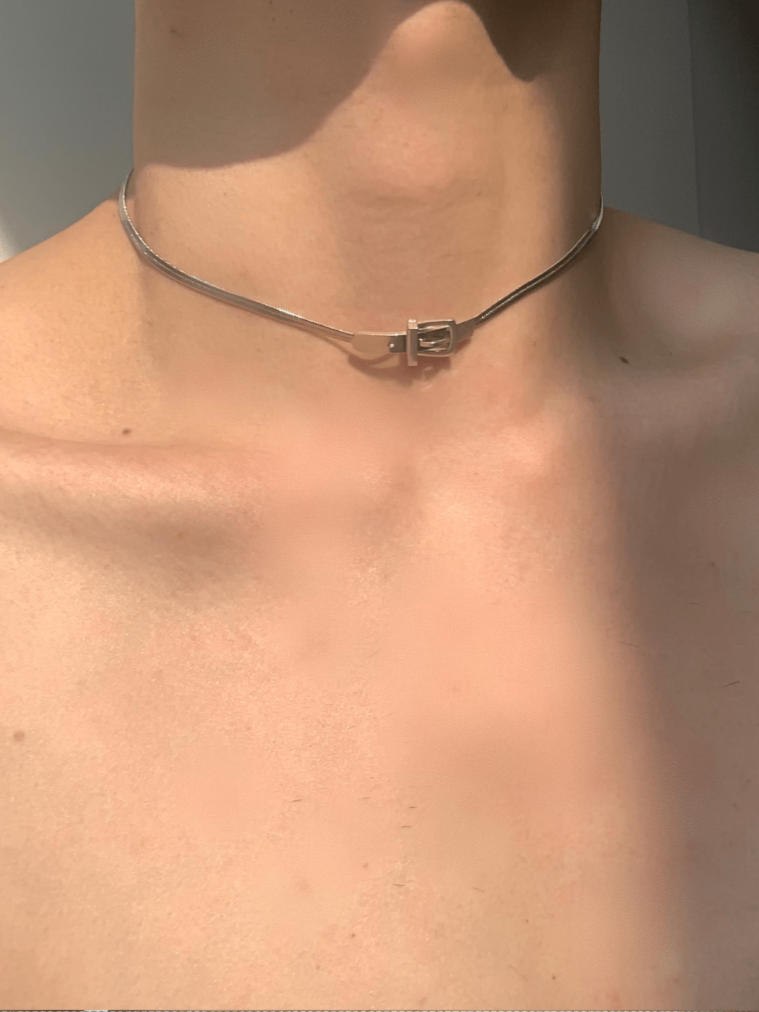 lose snake bone necklace A0072