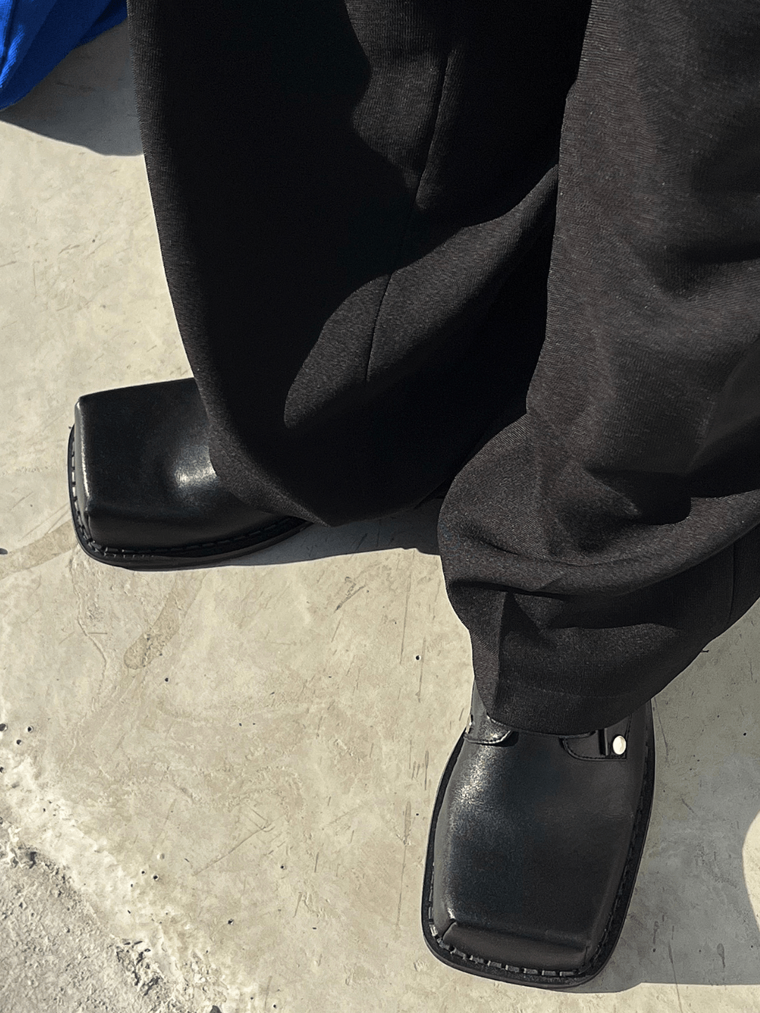 square head Derby shoes S039