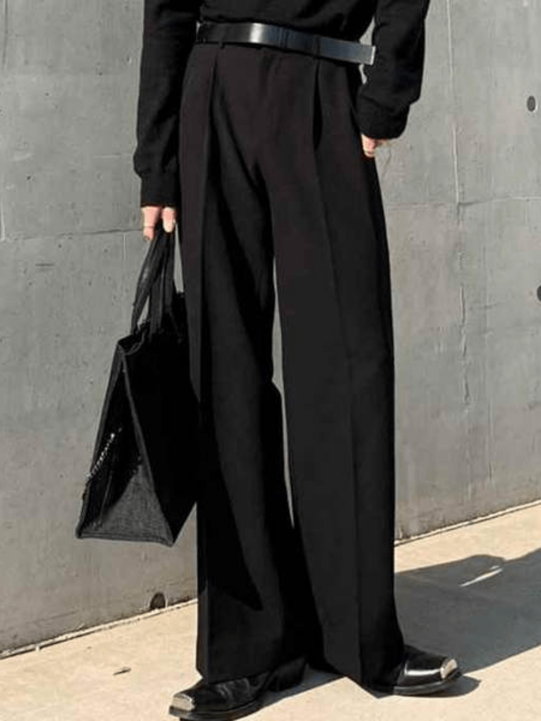 Loose Silhouette Flare Slacks B0155