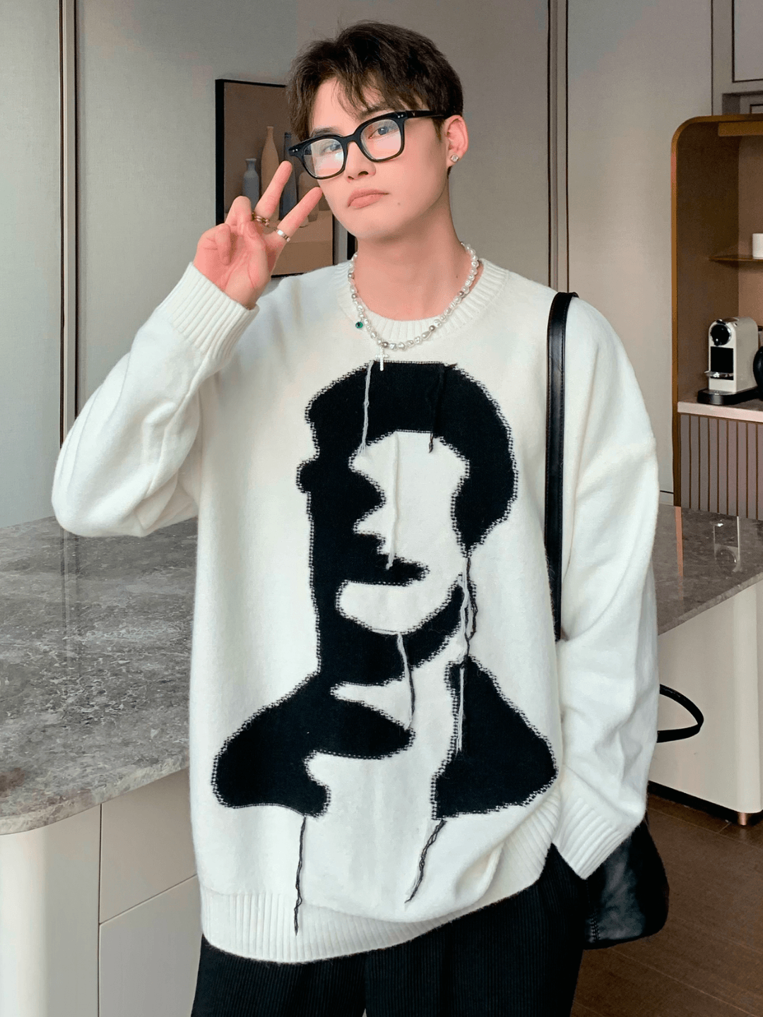 [CUIBUJU] High End Round Neck Sweater S0193