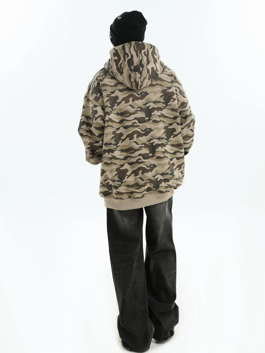 [INSstudios] FULL PRINT CAMOUFLAGE JACKET T0095