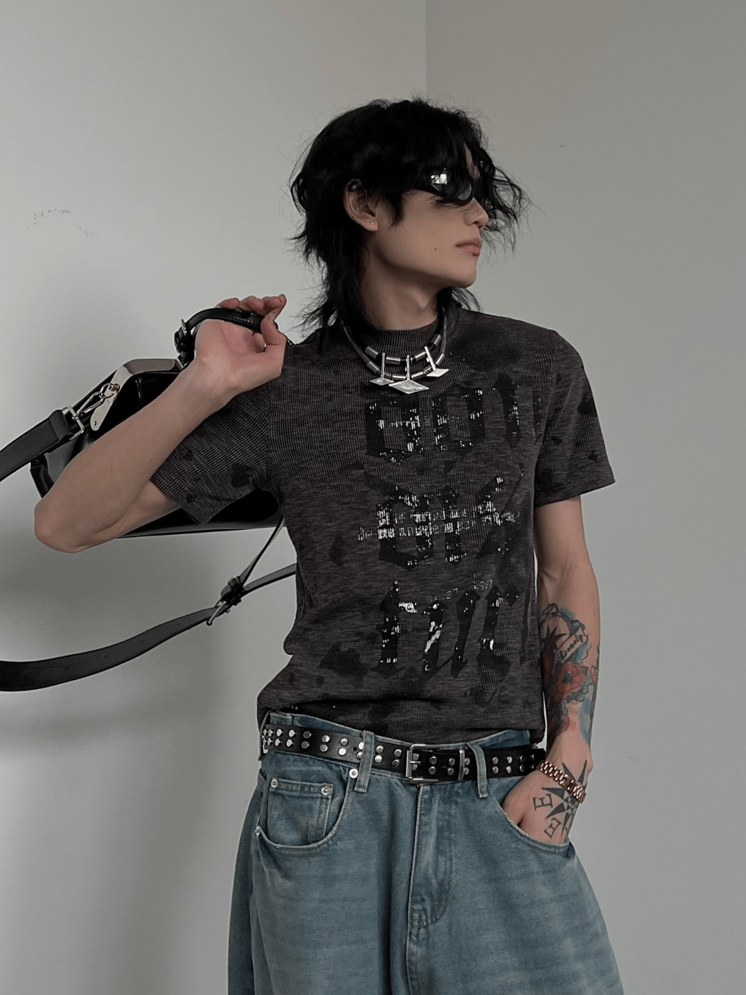 [SOULWORKER] punk genderless t-shirt J0097