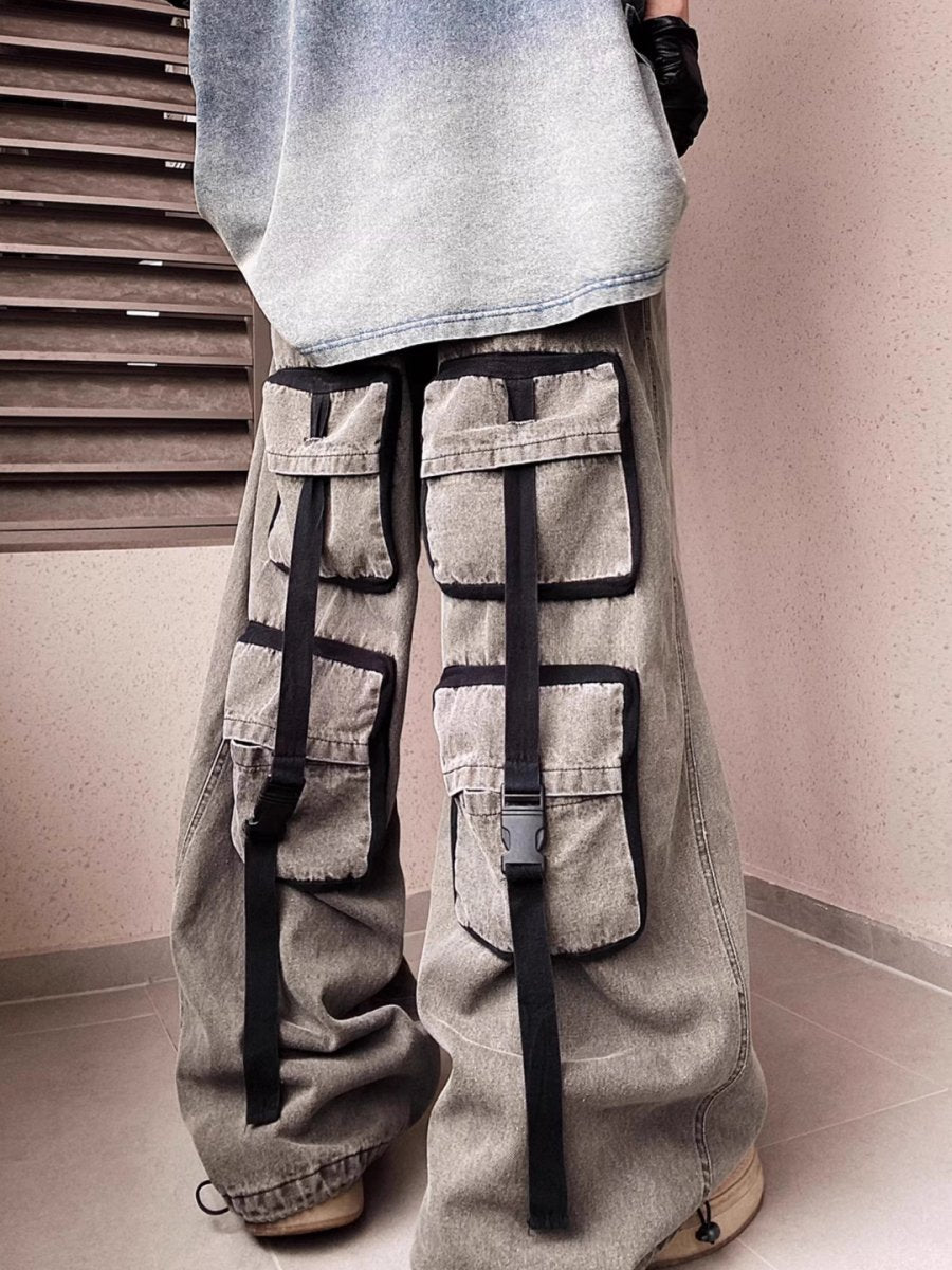 multi-pocket jeans B0141