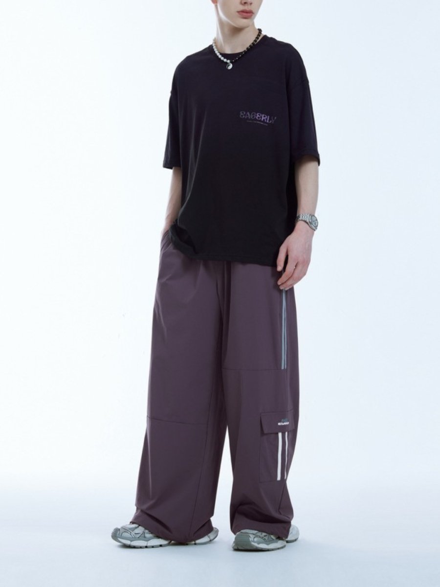 loose wide leg casual pants B0327