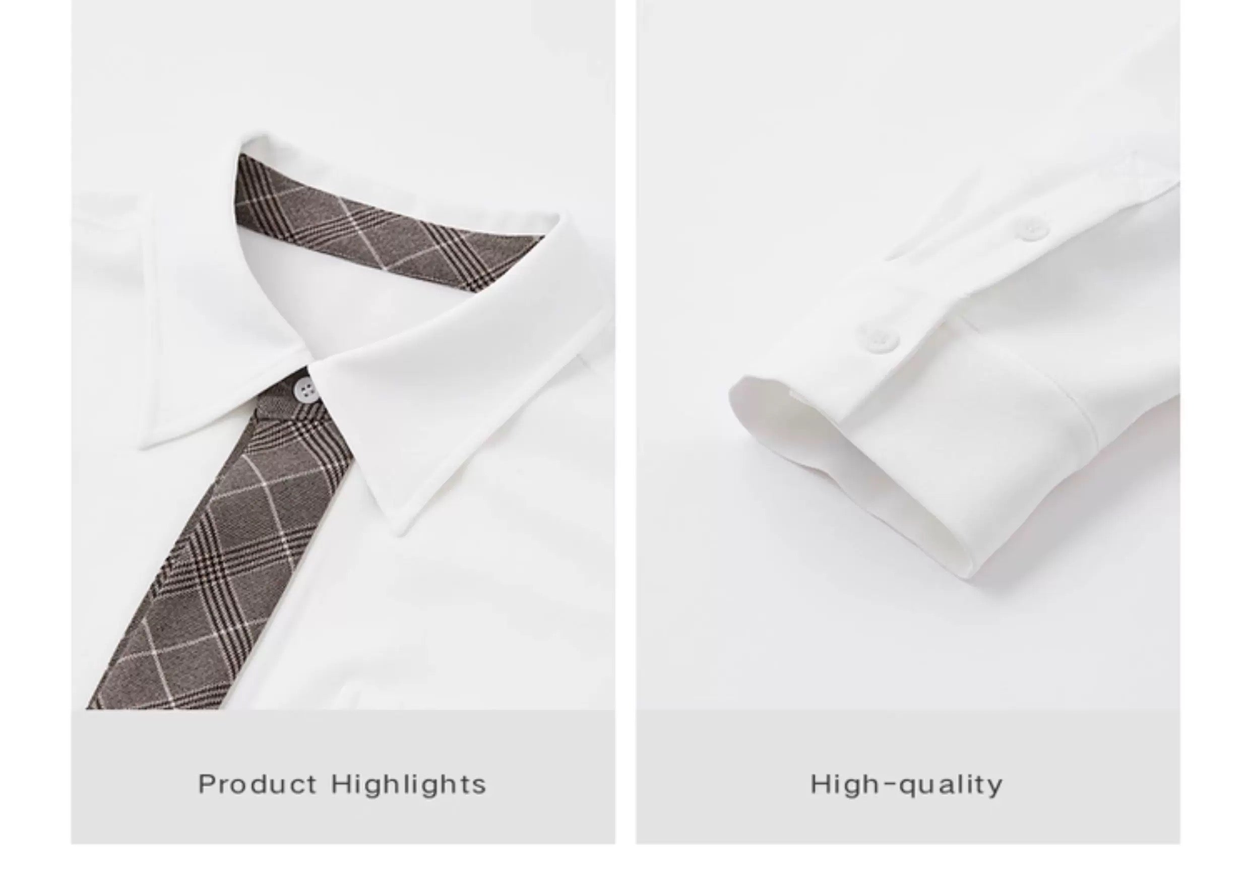 3-in-1 しわ防止＆カラーブロックシャツ - メンズ 秋冬 サーマル 長袖 トップス T0044