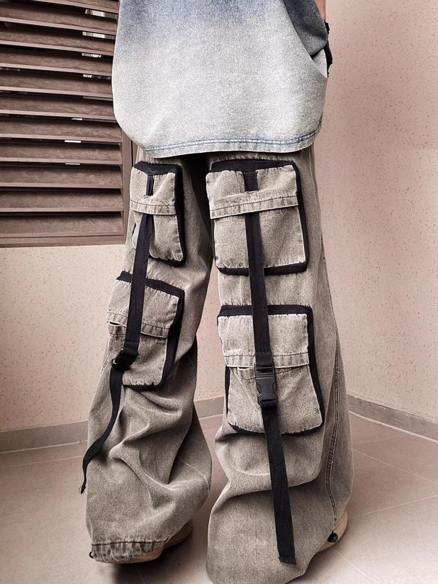 multi-pocket jeans B0141