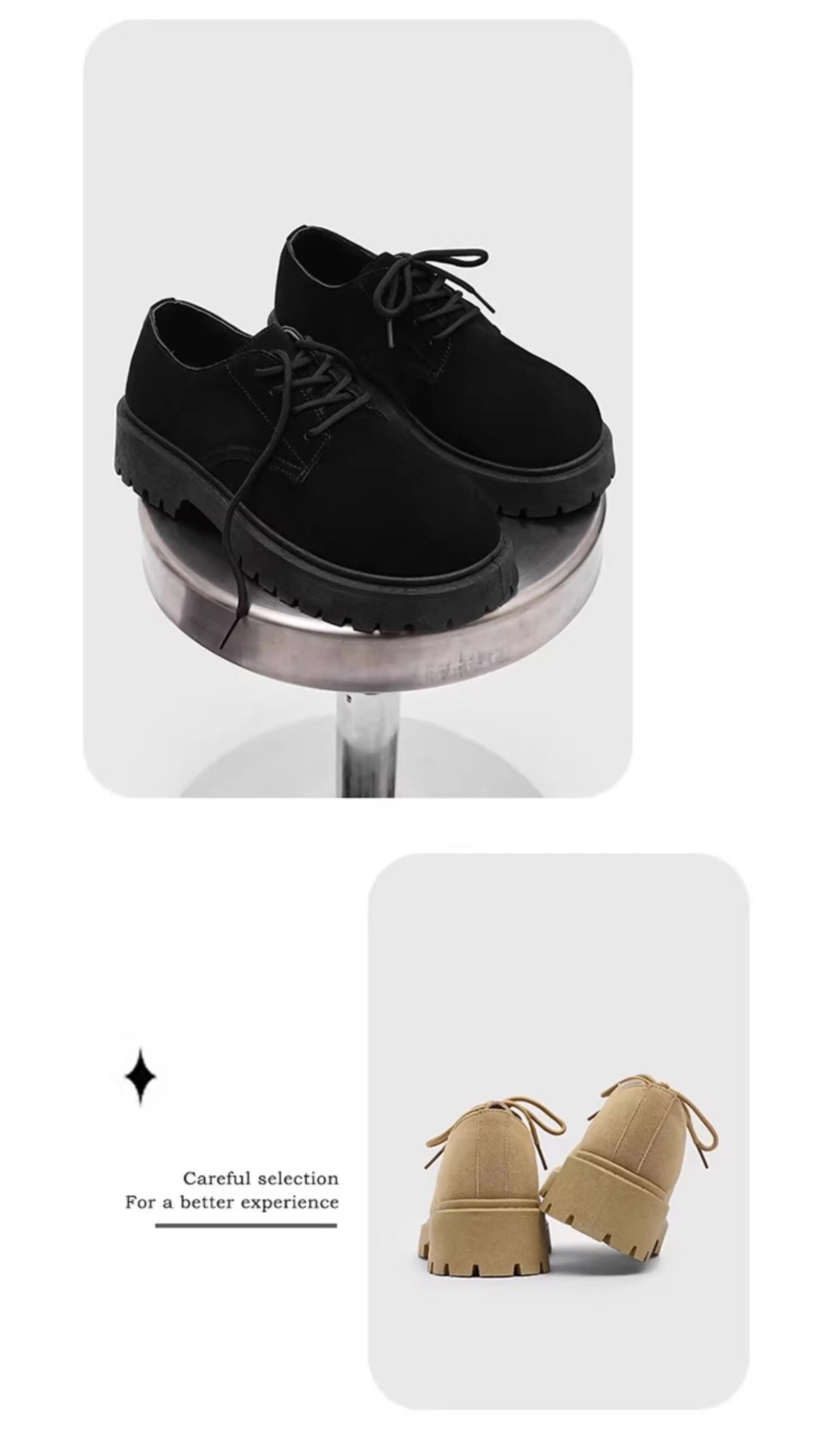 Men’s Low-Cut Classic Derby Shoes S017