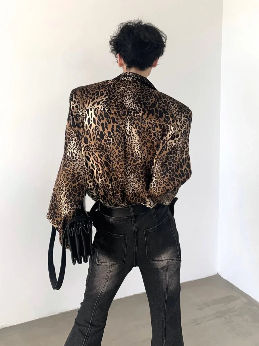 LEOPARD PRINT SHIRT S0063