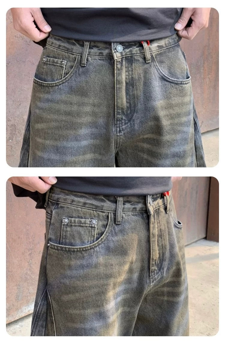 Men’s American Vintage Wide-Leg Jeans B0004