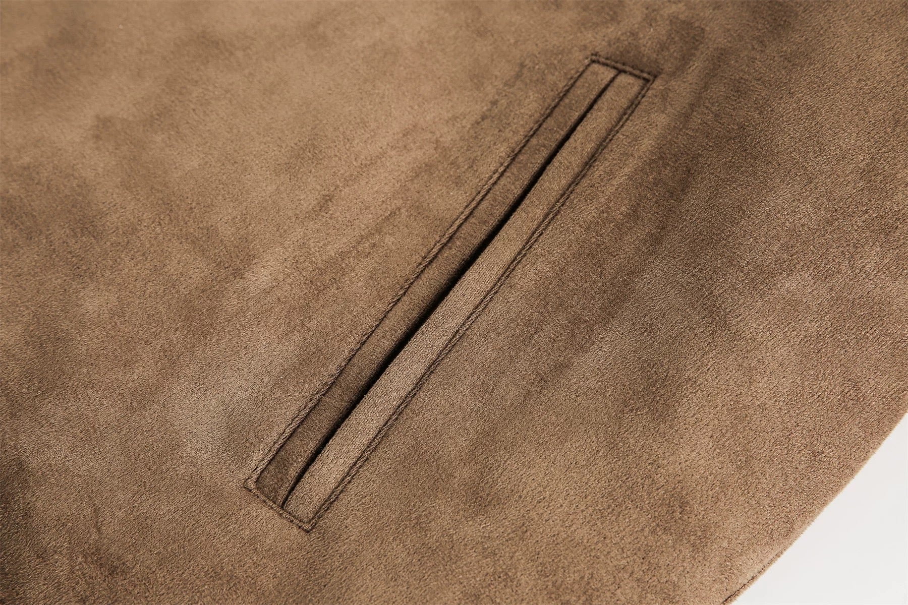 Abrigo de ante grueso estilo retro americano para hombre T0244