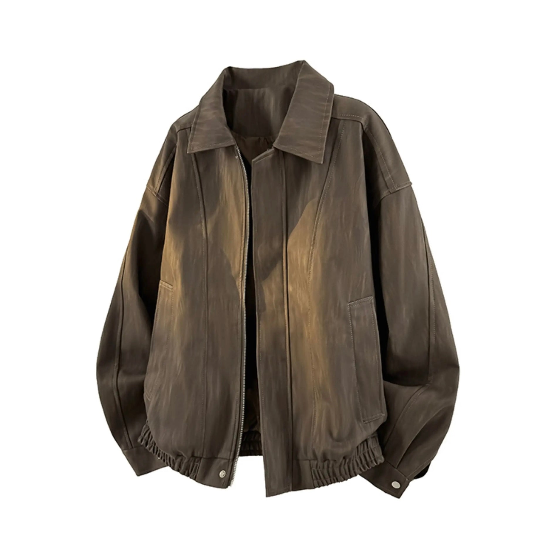 Men’s Streetwear Tie-Dye Bomber Jacket T0258