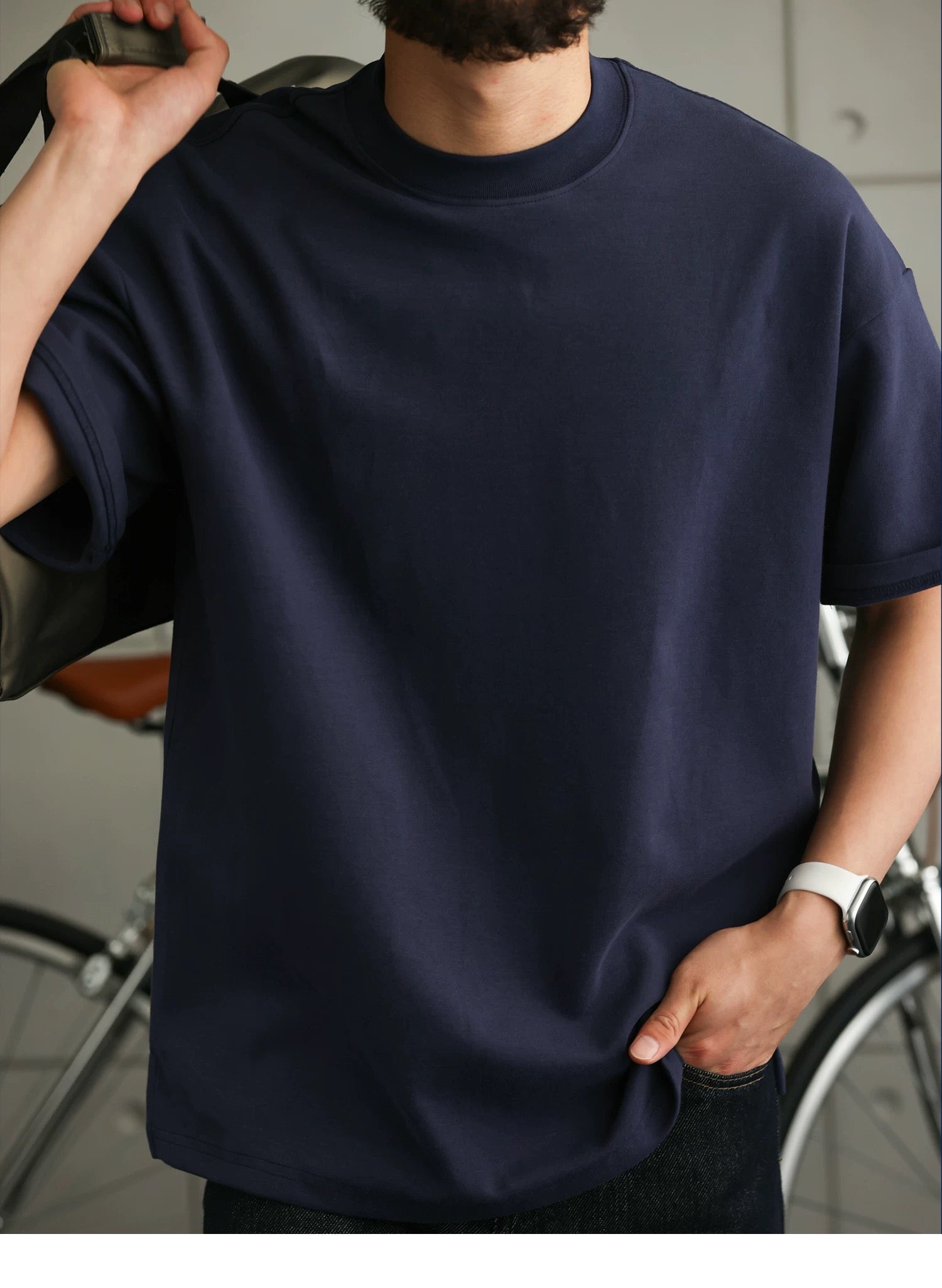 Men’s Classic Solid Short-Sleeve Tee S0019