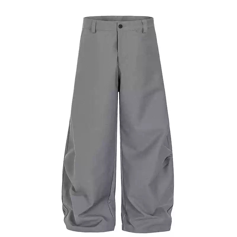 DRAPED PLEAT WIDE TROUSERS B0158