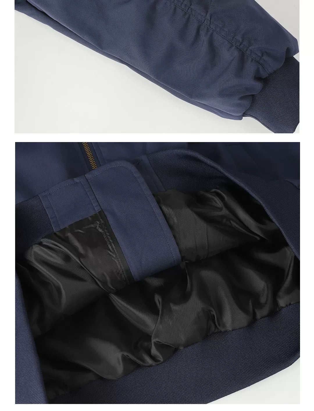 Men’s Embroidered Warhorse Letterman Bomber Jacket – American Street Vintage Flight Jacket T0065