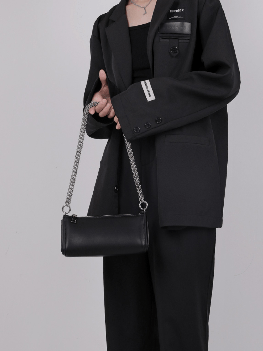 [luckystudio] Triangle Simple Crossbody Bag A0065