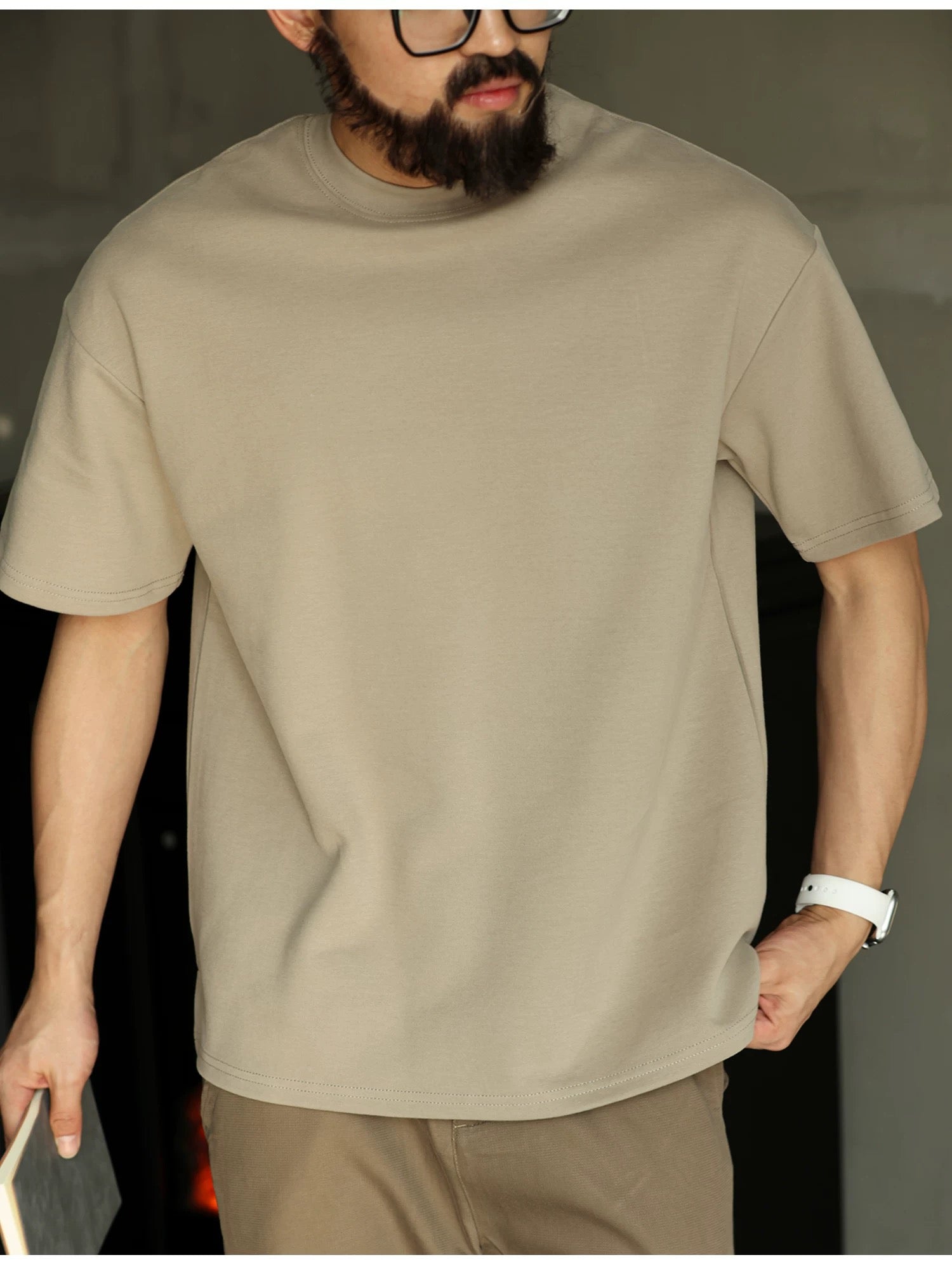 Men’s Classic Solid Short-Sleeve Tee S0019