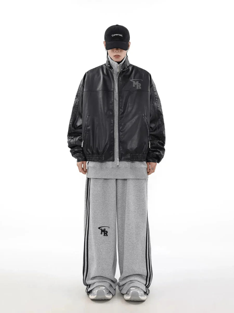 [MRNEARLY] WIND BIKER LEATHER JACKET T0094