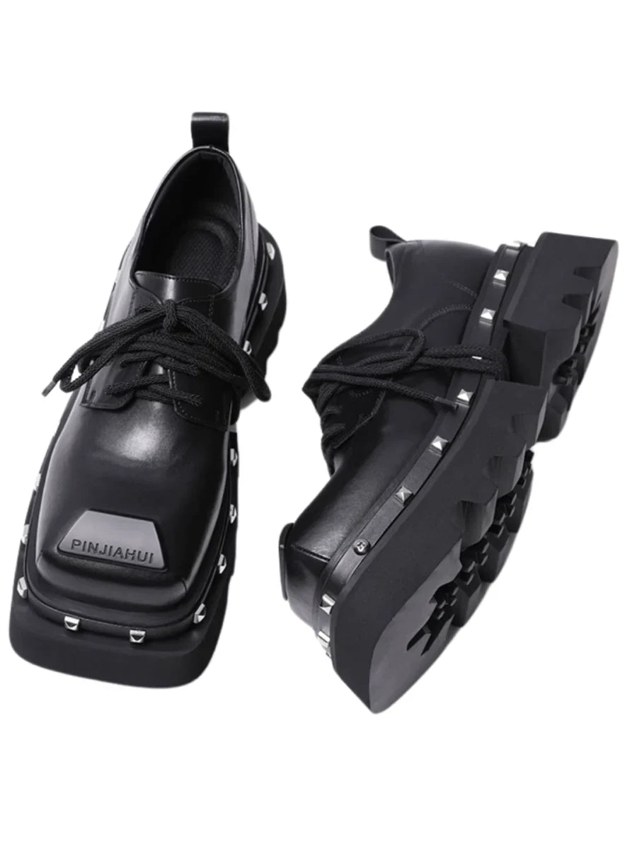 DESIGN SQUARE HEAD DERBY SHOES S062