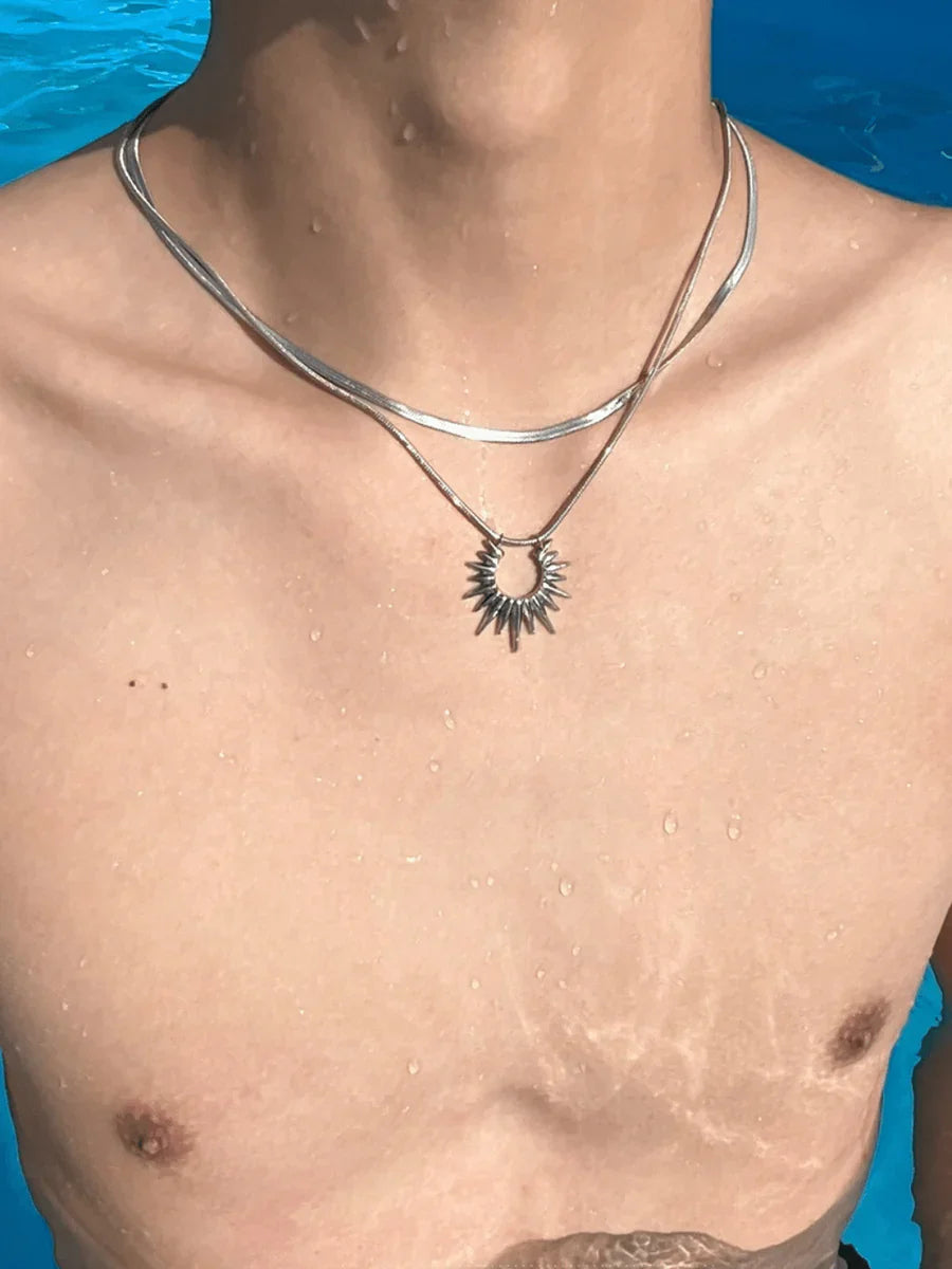 STEEL LUXURY NECKLACES A0035