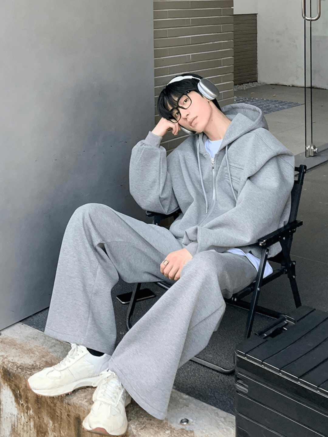 [ONELYC1NS] two-piece loose jacket and pants S0158