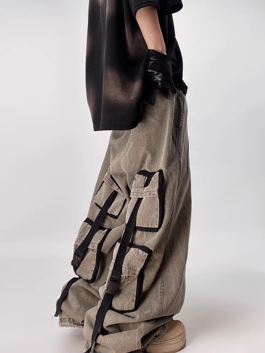 multi-pocket jeans B0141