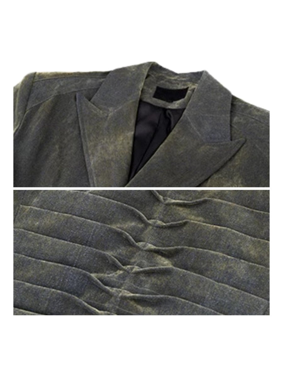 [STARTEXCEEDEND] denim suit jacket R028