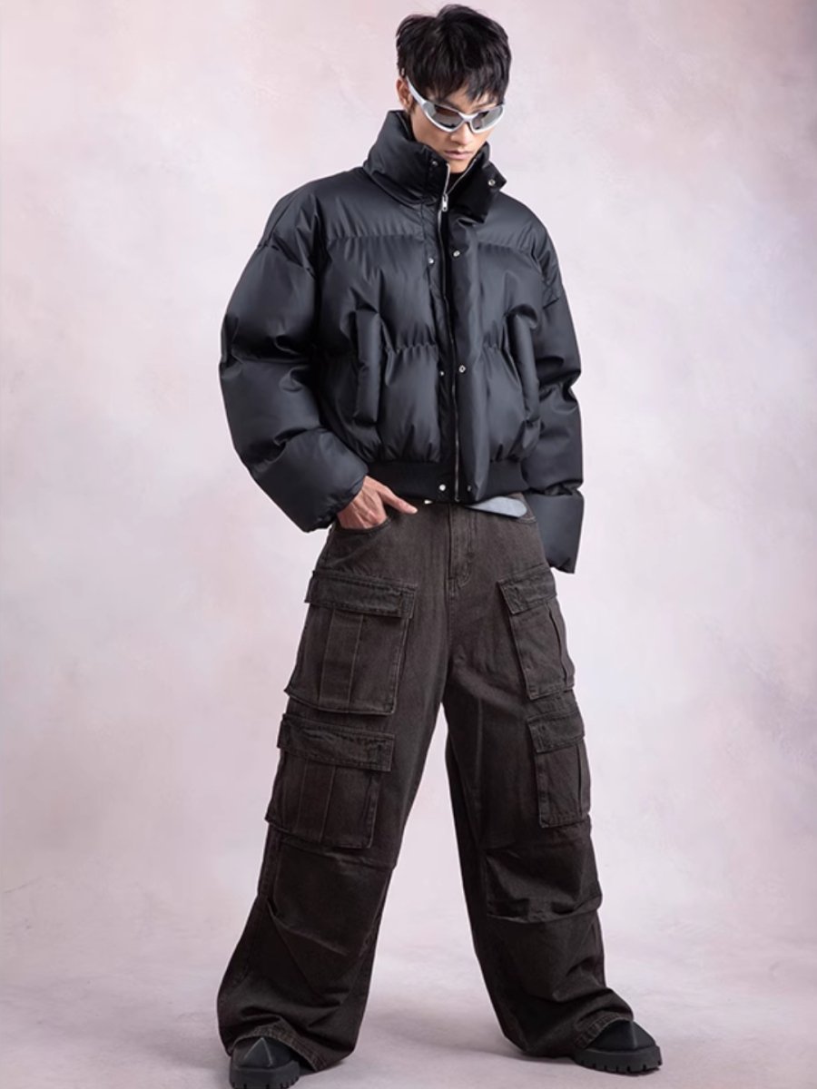 [PLAN1ONE] loose short jacket T0159