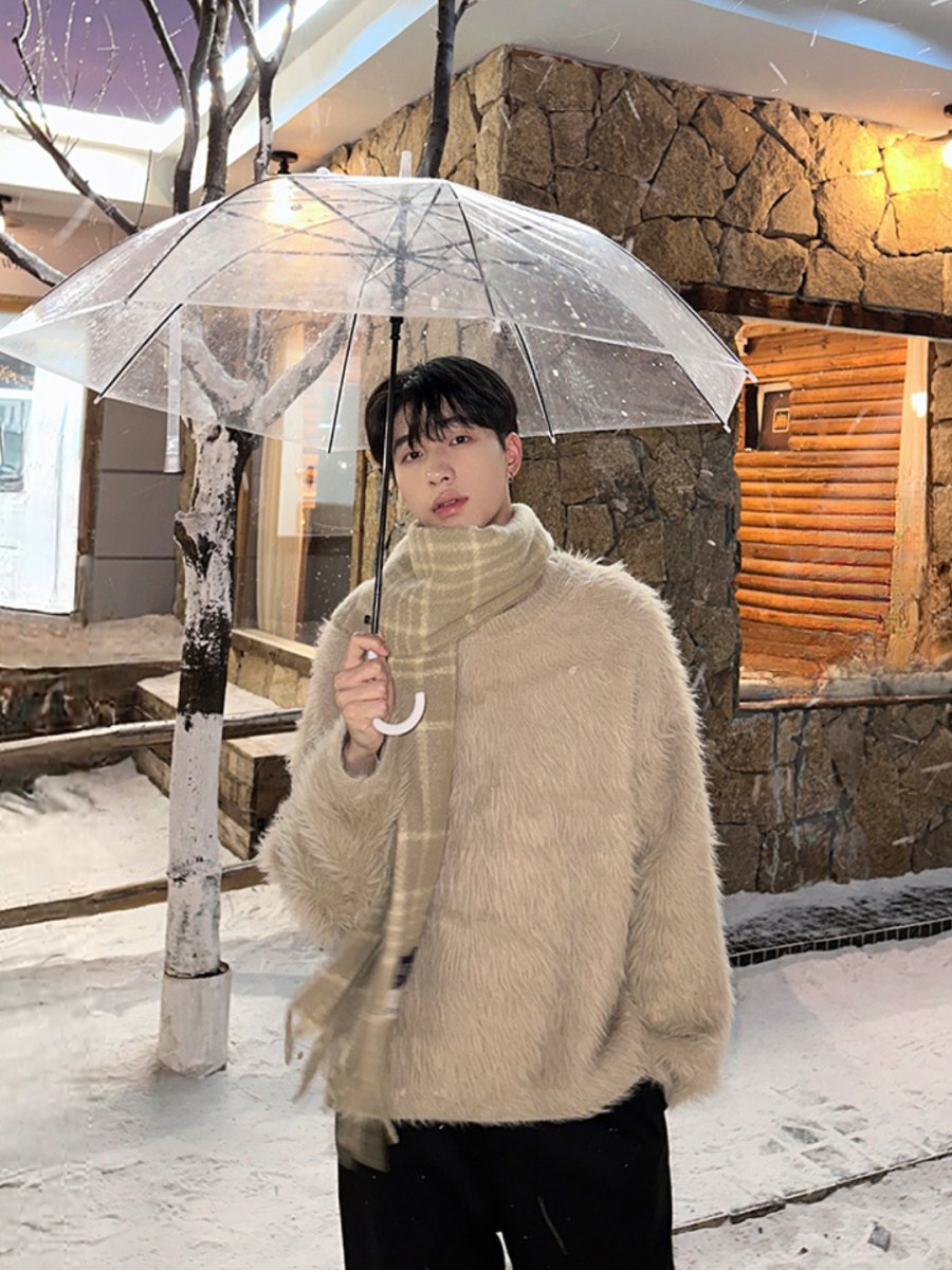 [ONELYC1NS] mink hair loose sweater S0190