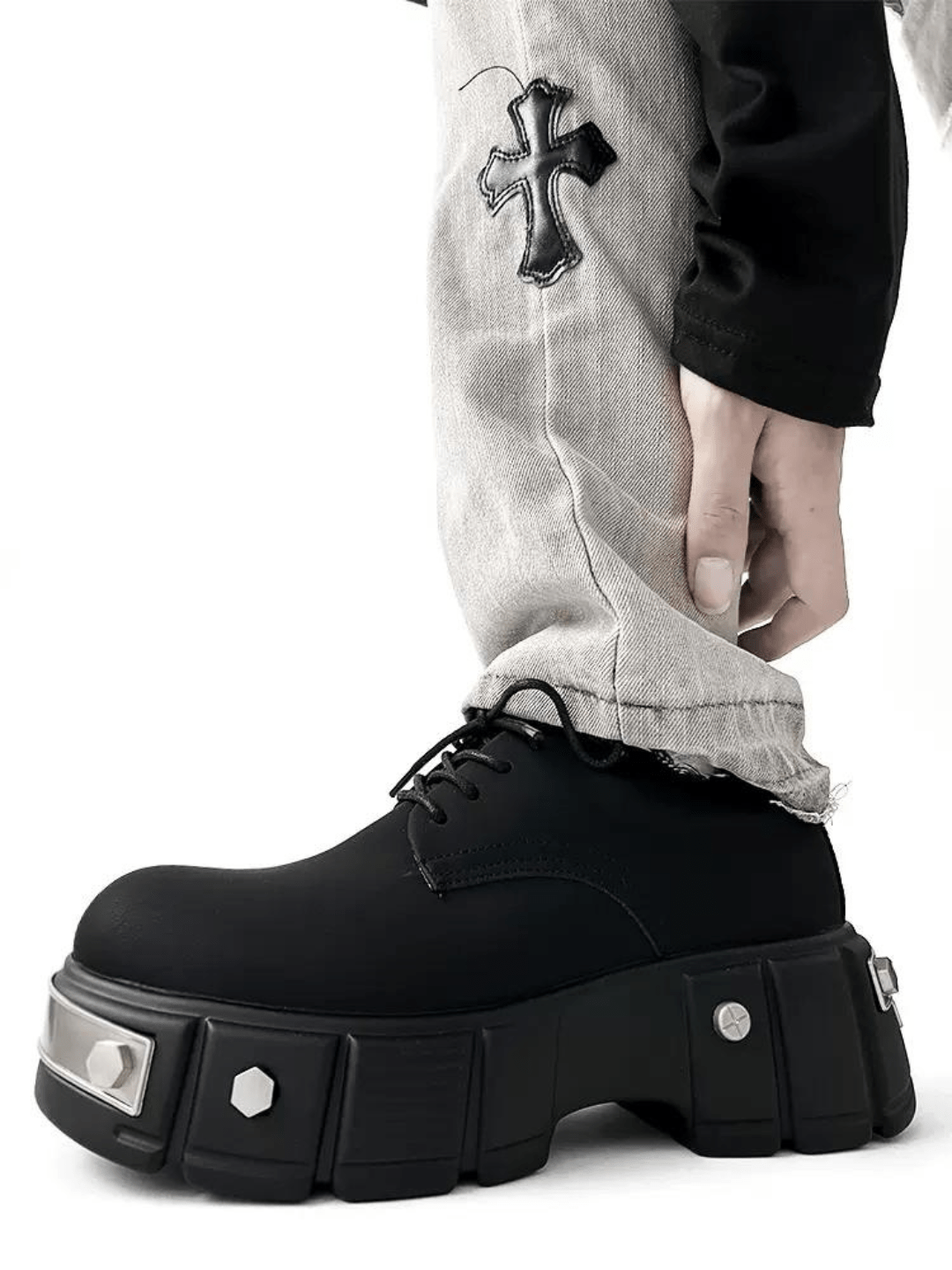 Iron-toe Derby Shoes S045