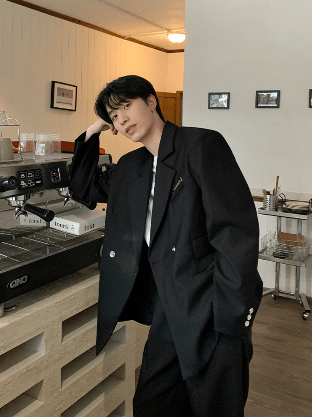 [ONELYC1NS] Korean loose suit R030