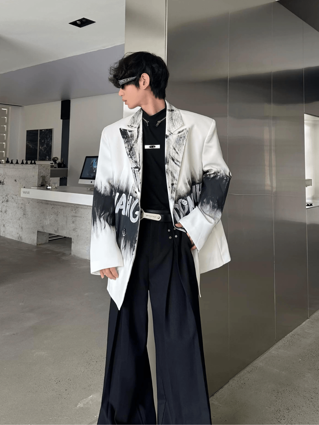 [MARTHENAUT] Shoulder Pads Premium Silhouette Suit R029