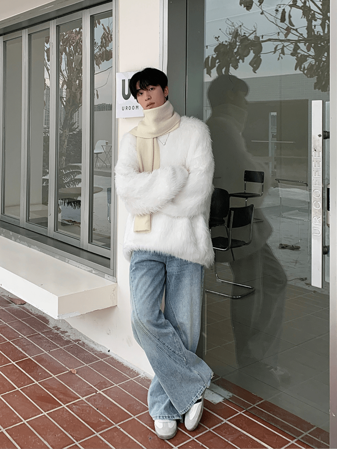 [ONELYC1NS] Double-waist Denim Pants B0131