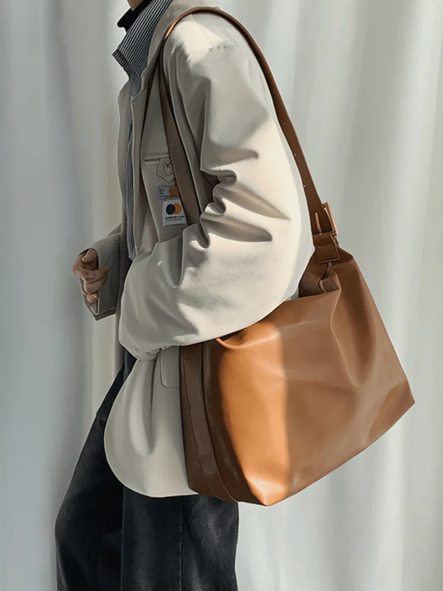 KOREAN STREET LEATHER SHOULDER BAG A0062