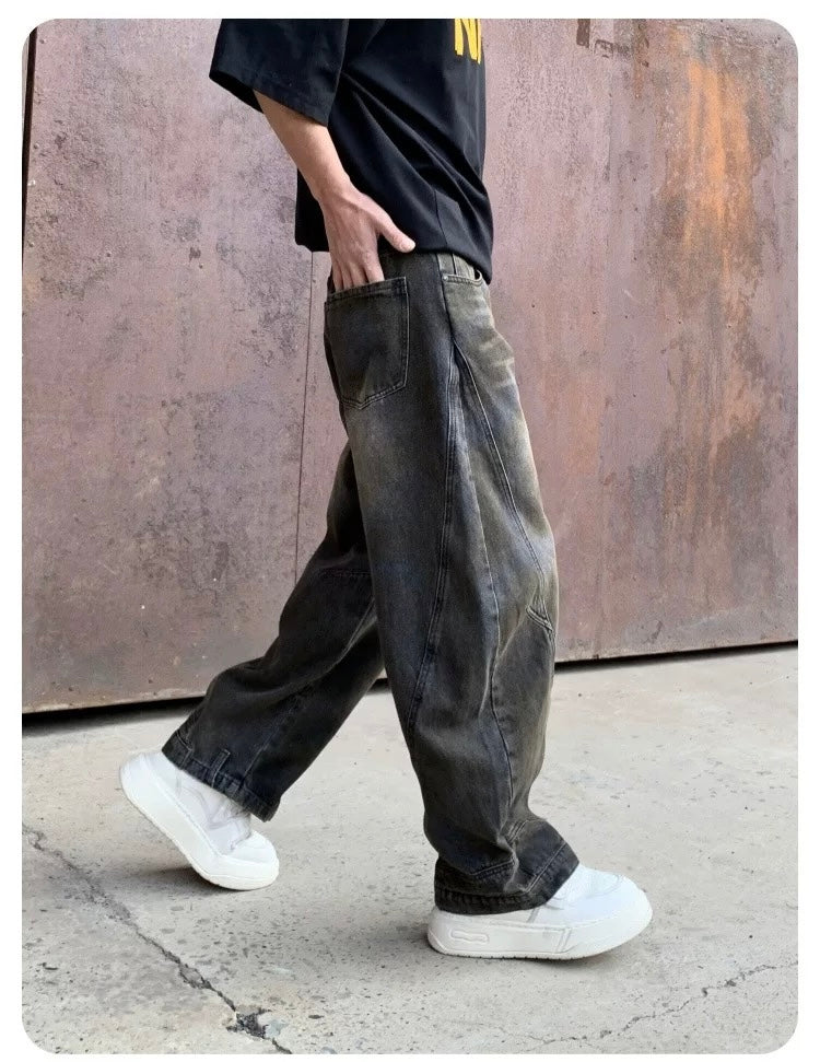Men’s American Vintage Wide-Leg Jeans B0004