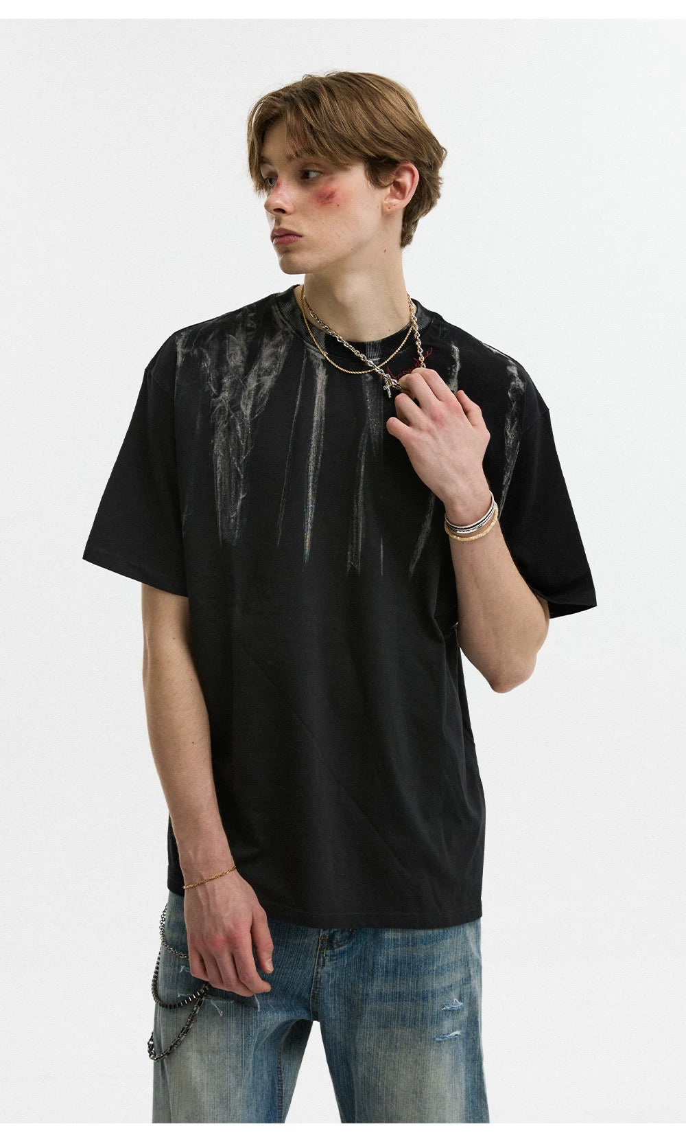 Men’s Solid Color Short-Sleeve T-Shirt S0008