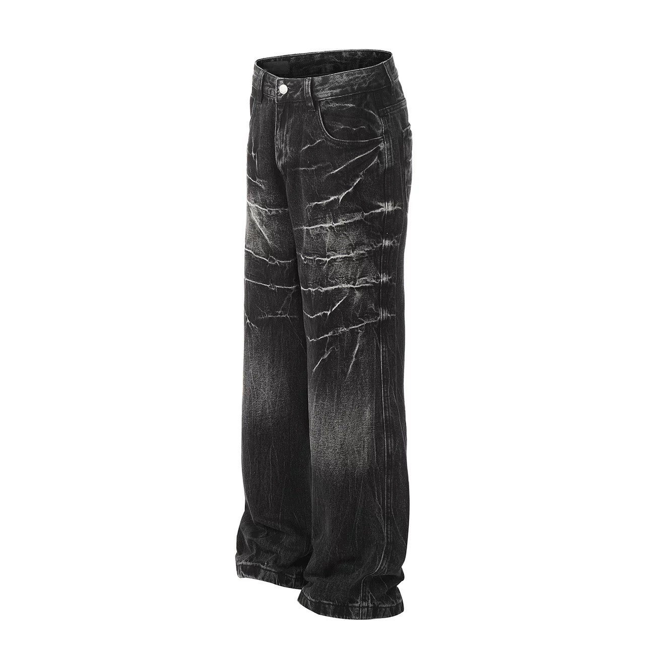 Men’s American Vintage Wide-Leg Denim Jeans B0025