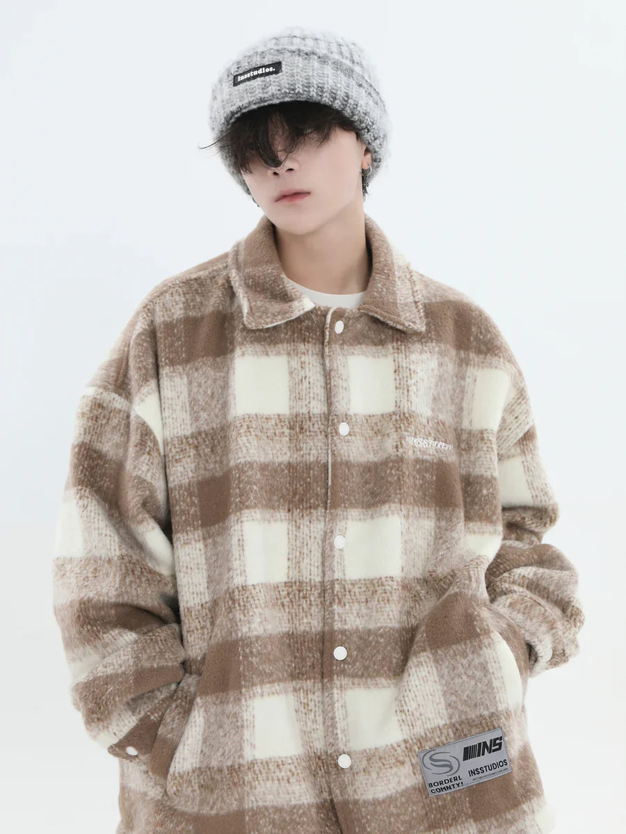 [INSstudios] LOGO LOOSE LAPEL JACKET S0067