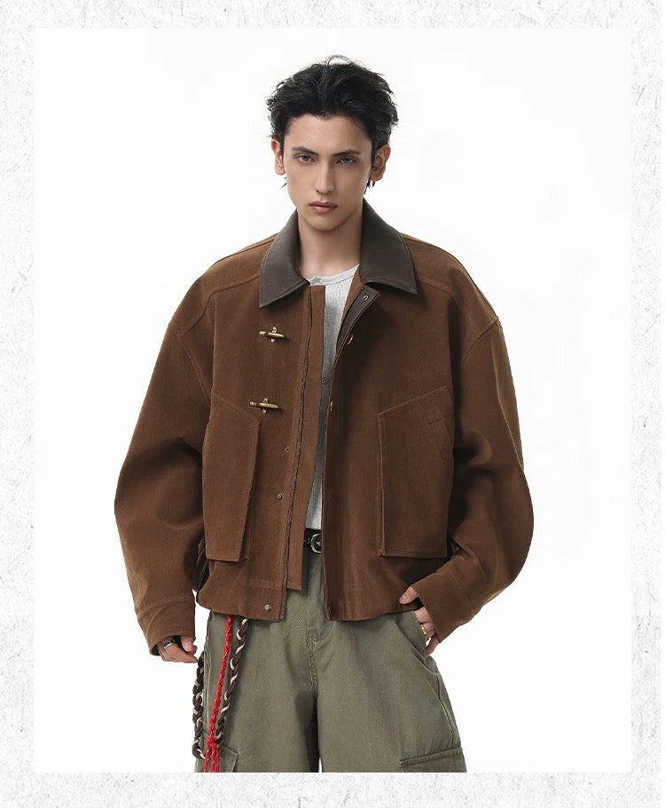 Men’s Barn-Style Short Jacket T0017