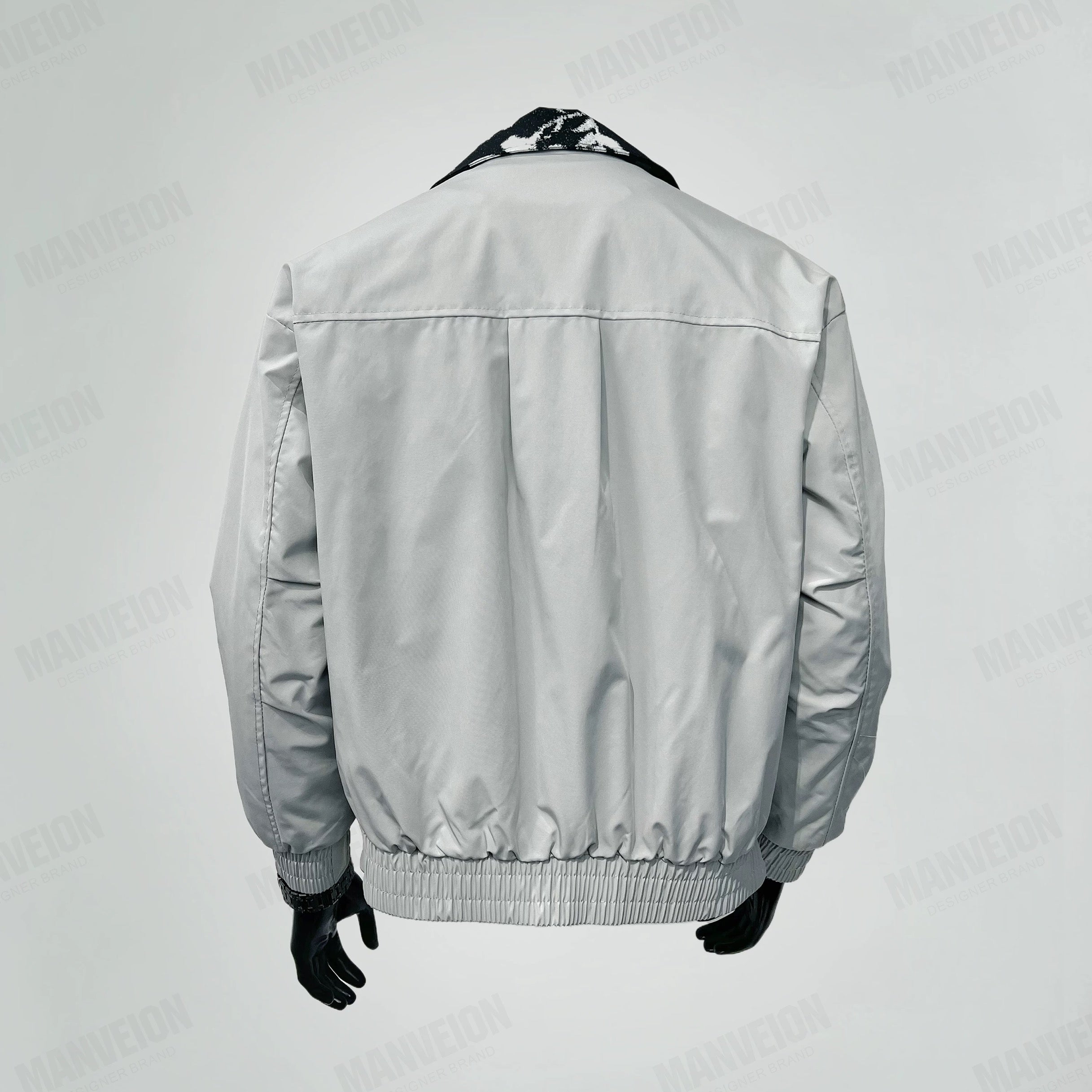 Chaqueta vintage con cuello a capas para hombre: abrigo holgado estilo retro urbano T0076