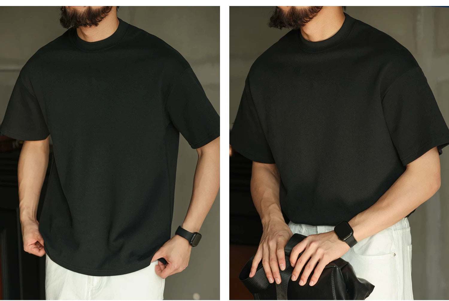 Men’s Classic Solid Short-Sleeve Tee S0019