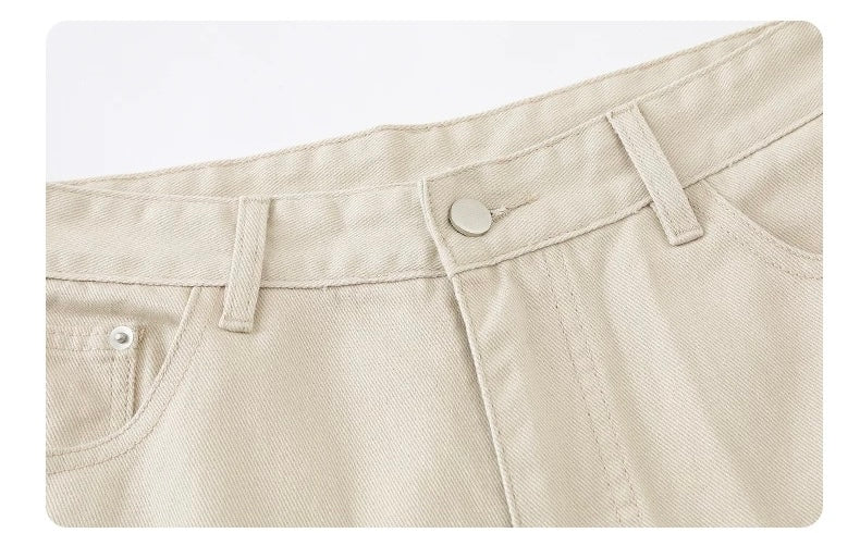 Men’s Loose Straight Wide-Leg Pants – American Minimalist Streetwear Trousers B0082